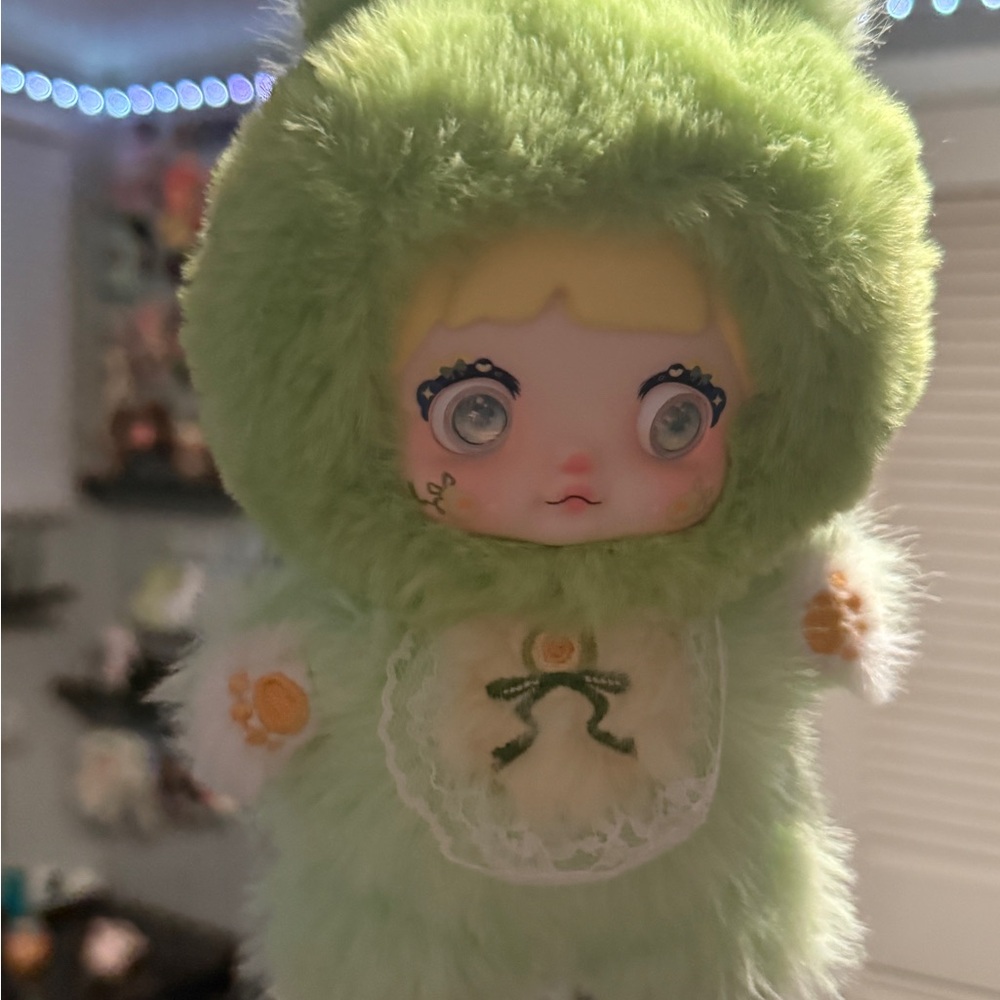 Hi Toy NOMMI interesting fruits avocado plush pendant with card!